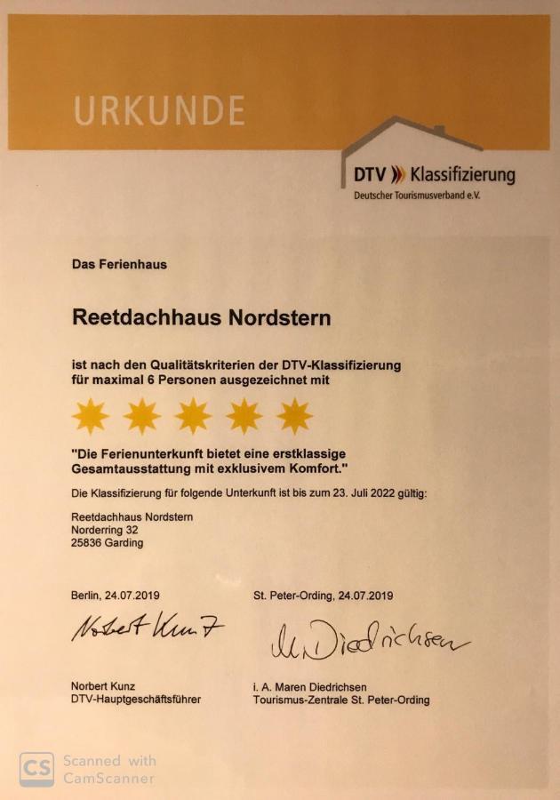 Reetdachhaus Nordstern Villa Garding Eksteriør billede
